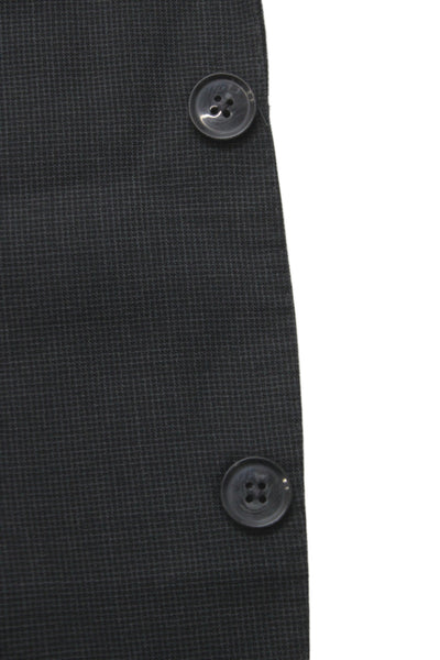 Peter Miller Men Gray Wool Check 2 Piece Suit Jacket Size L