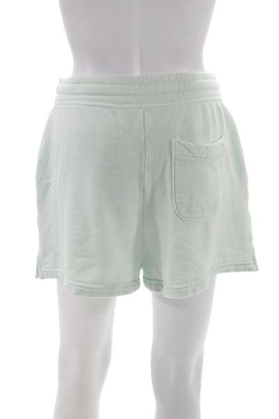 Roller Rabbit Womens Sweat Shorts Green Drawstring Polyester Beach Size M