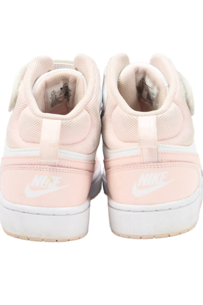 Nike Girls Leather Laced Strap  Court Borough Mid 2 Sneakers Pink Size 5.5
