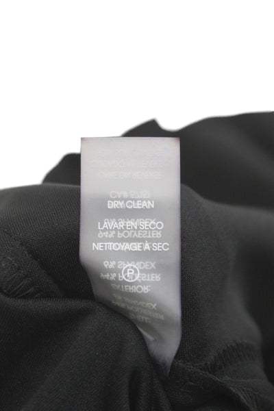 Calvin Klein Women A-Line Black High Neck Sleeveless Knee Length Dress Size 12