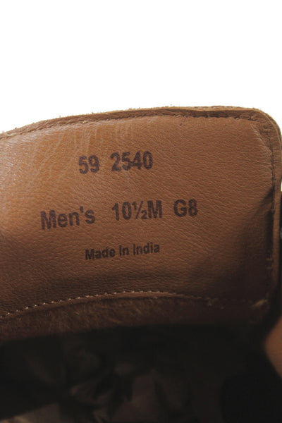 Johnston & Murphy Mens Leather Oxfords Dress Shoes Brown Size 10.5M