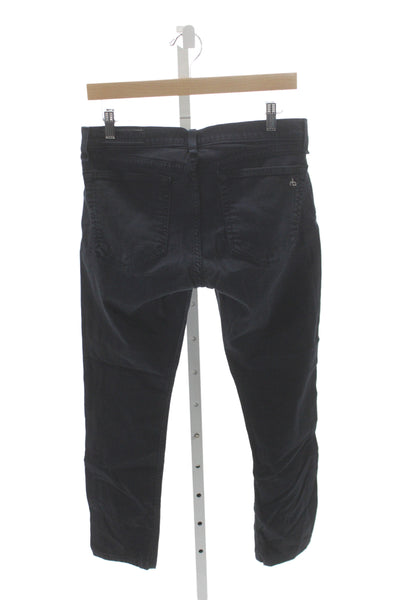 Rag & Bone Womens Black Cotton Blend Skinny Jeans Size 28