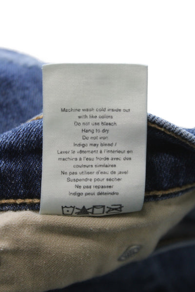 Rag & Bone Womens Skinny Blue Mid Rise Jeans Size 28