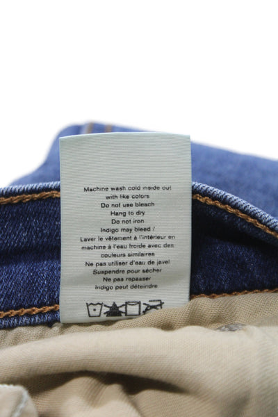Rag & Bone Womens Skinny Jeans Blue Mid Rise Inseam 27 Size 28