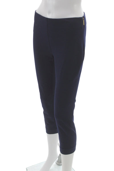 Lauren Ralph Lauren Women Capri Pants Blue Cotton Zip Size 2P
