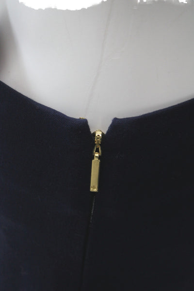 Lauren Ralph Lauren Women Capri Pants Blue Cotton Zip Size 2P