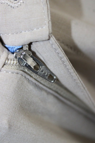 Peter Millar Mens Beige Chino Shorts Polyester Golf Size 36