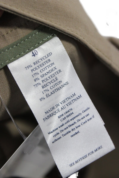 Faherty Brand Mens Chino Shorts Beige Recycled Polyester Beach Size 40