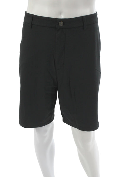 Johnnie-o Mens Chino Shorts Black Polyester Golf Size 40