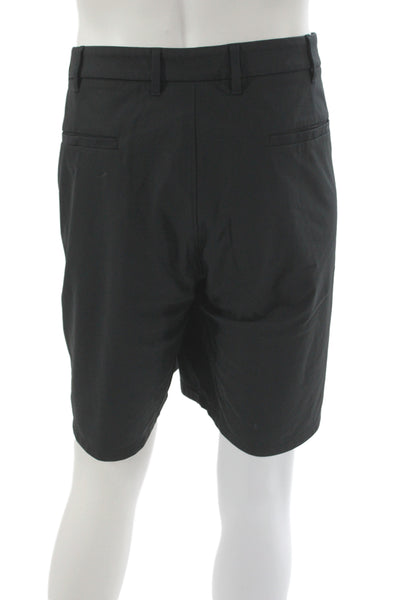 Johnnie-o Mens Chino Shorts Black Polyester Golf Size 40