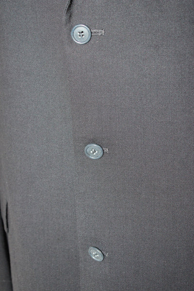 346 Brooks Brothers Mens Wool Blend Black 2pc Suit Jacket Size 46