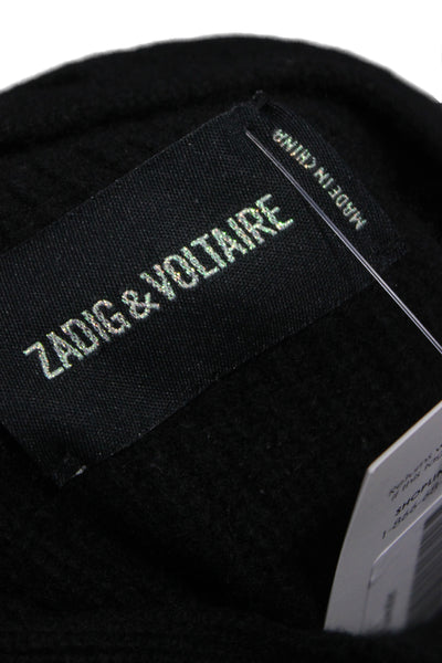 Zadig & Voltaire Women Wool High Neck Sweater Black Size XS