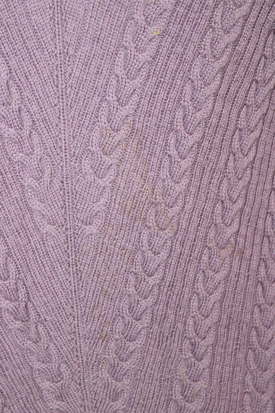 Pendleton Women Pullover Merino Wool V-Neck Long Sleeve Purple Sweater Size S