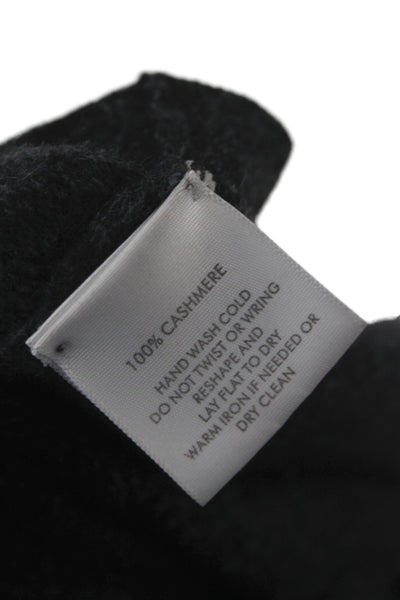 White + Warren Womens Cashmere Crew Neck Pullover Long Sleeve Gray Size L