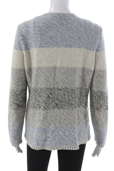Belford Women Cardigan Cashmere Round Neck Long Sleeve Multicolor Size M