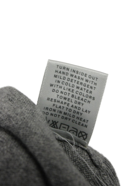Hayden Womens Cashmere V-Neck Cardigan Gray Long Sleeve Size S