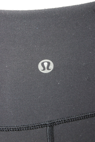 Lululemon Women Black Ankle Nylon Leggings Size 4