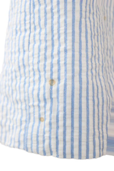 Southern Tide Women Sheath Blue Striped Boatneck Sleeveless Short Size 0