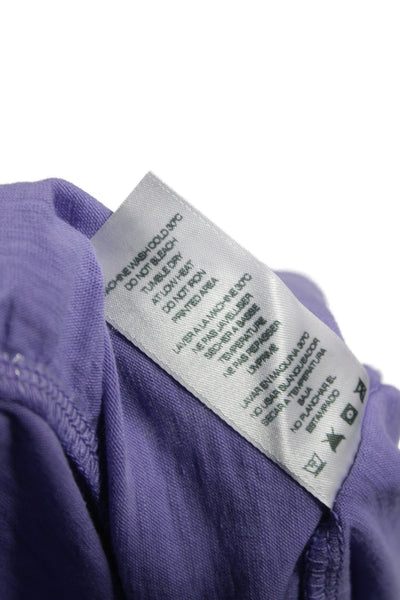 Sundry Women Sundress Purple Cotton Sleeveless Round Neck Beach Size 1