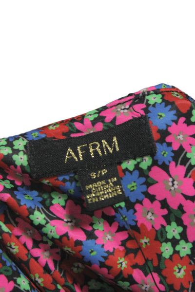 AFRM Womens Bodycon Multicolor Short Dress Long Sleeve Size S