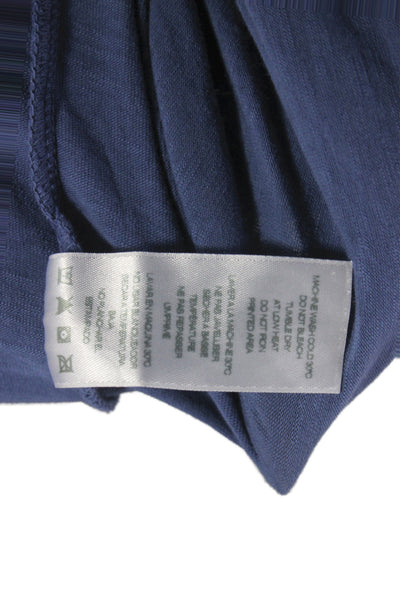 Sundry Womens Maxi Dress Blue Cotton Spandex Scoop Neck Sleeveless Size 1