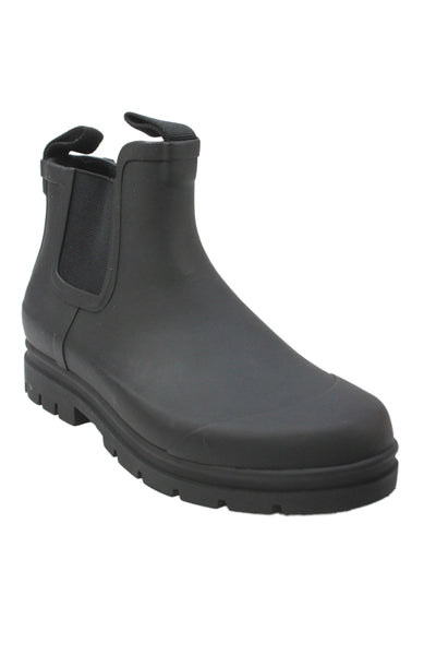 Everlane Womens Solid Pull On Ankle Rainboots Black Size 6