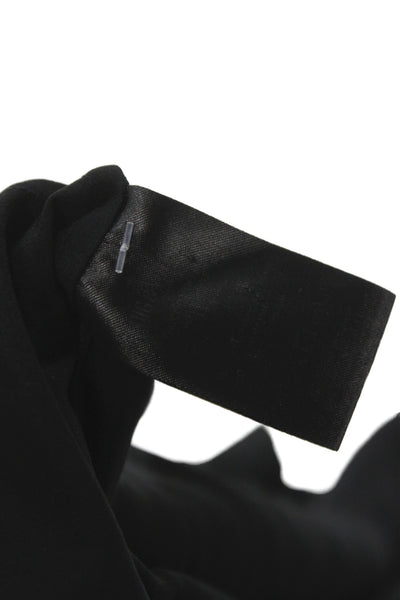 Zadig & Voltaire Deluxe Women Silk Victorian High Neck Blouse Black Size M