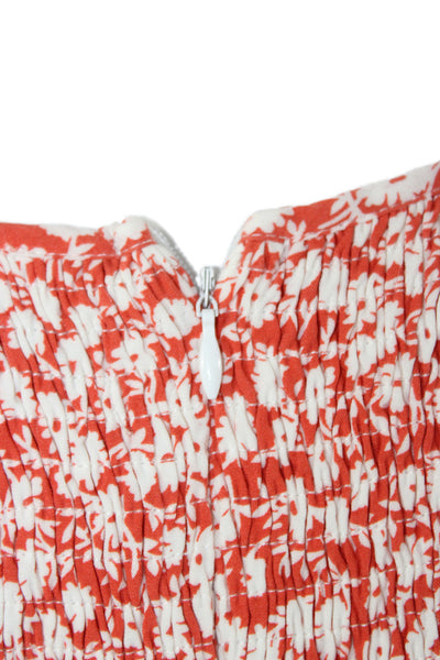 Lost + Wander Womens Sundress Multicolor Floral Square Neck Rayon Midi Size M