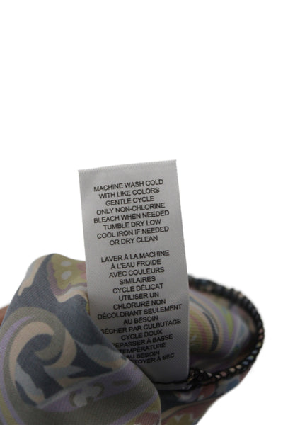 Industry Women Paisley Button-Up Long Sleeve Multicolor Size XS