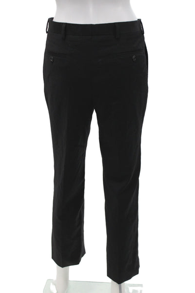Michael Kors Childrens Boys Creased Dress Pants Black Wool Size 16