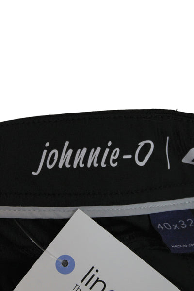 Johnnie-o Mens Chino Pants Black Size 40
