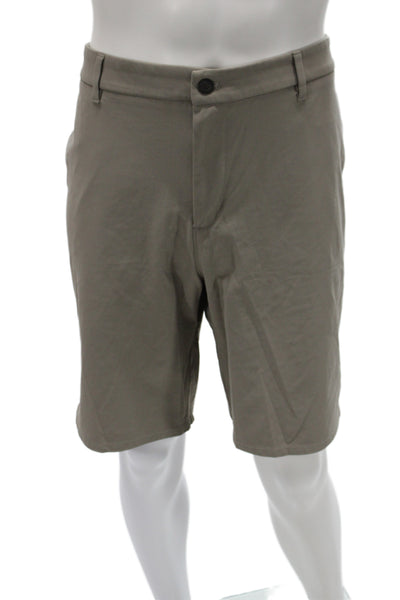 Johnnie-o Mens Chino Shorts Gray Polyester Golf Size 40