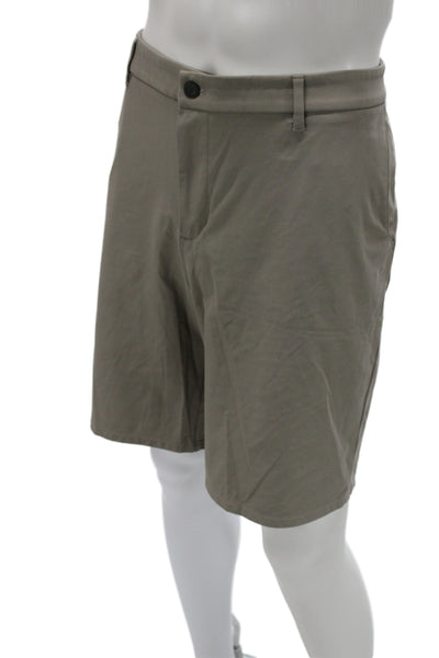 Johnnie-o Mens Chino Shorts Gray Polyester Golf Size 40