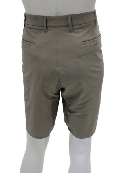 Johnnie-o Mens Chino Shorts Gray Polyester Golf Size 40