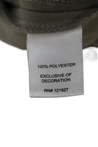 Johnnie-o Mens Chino Shorts Gray Polyester Golf Size 40