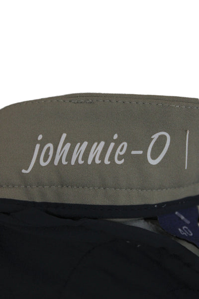 Johnnie-o Mens Chino Shorts Gray Polyester Golf Size 40