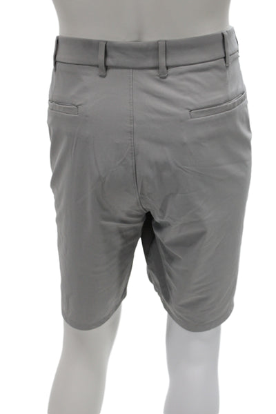 Johnnie-o Mens Gray Chino Shorts Big & Tall Button Polyester Golf Size 40