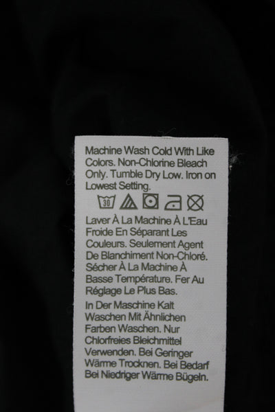 J Crew Womens Black Cotton Tank Dress Long Scoop Neck Sleeveless Size S