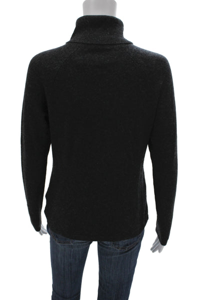 J. Mclaughlin Womens Gray Cashmere Turtleneck Pullover Sweater Size XS