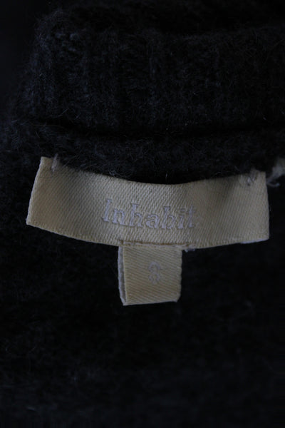 Inhabit Womens Gray 100% Cashmere Turtleneck Pullover Sweater Size S