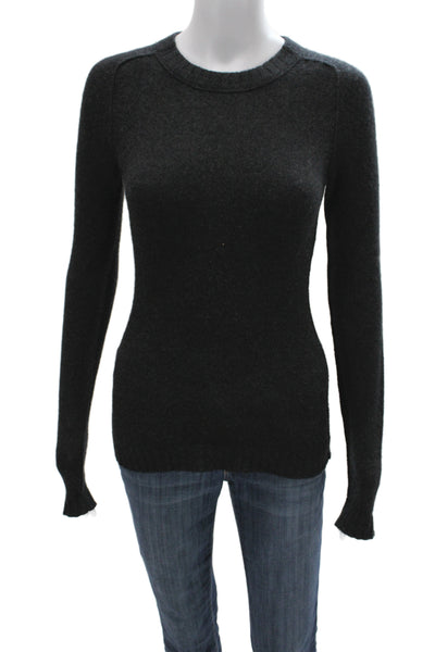 Inhabit Women 100% Cashmere Black Crew Neck Pullover Sweater Size S