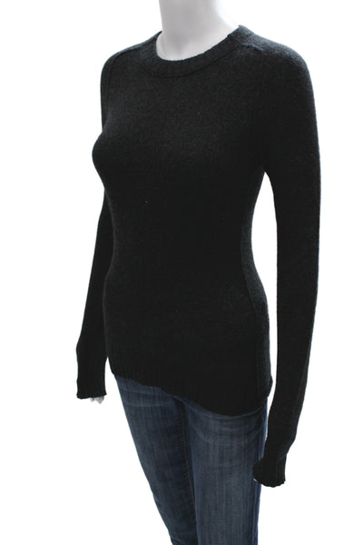 Inhabit Women 100% Cashmere Black Crew Neck Pullover Sweater Size S