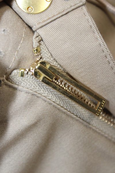 Dion Lee Women Beige Cargo Pants Drawstring Cotton Twill Size M