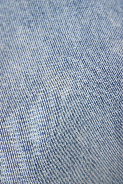 MNG Women Mom Jeans High Rise Blue Cotton Size 6