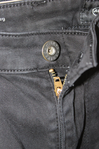 AG Adriano Goldschmied Women Skinny Black Cotton Jeans Size 28