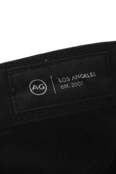 AG Adriano Goldschmied Women Skinny Black Cotton Jeans Size 28