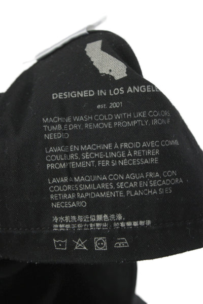 AG Adriano Goldschmied Women Skinny Black Cotton Jeans Size 28