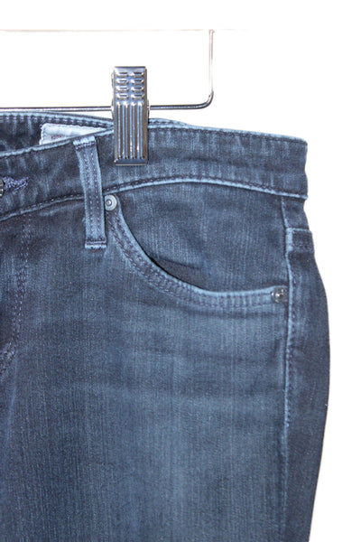 AG Adriano Goldschmied Women Skinny Blue Mid Rise Jeans Size 25