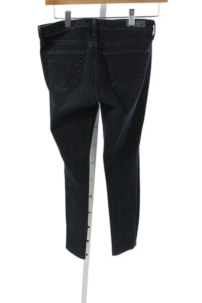 AG Adriano Goldschmied Women Skinny Blue Mid Rise Jeans Size 25