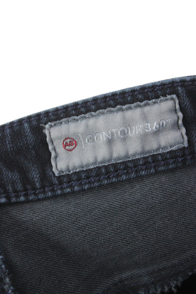 AG Adriano Goldschmied Women Skinny Blue Mid Rise Jeans Size 25